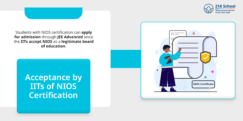 Acceptance by IITs of NIOS Certification 
