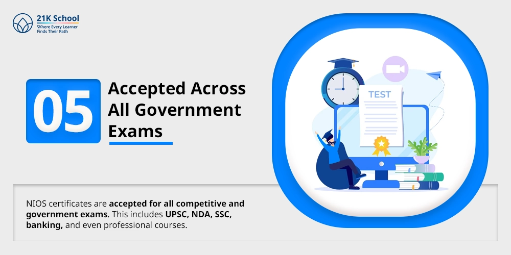 Accepted Across All Government Exams