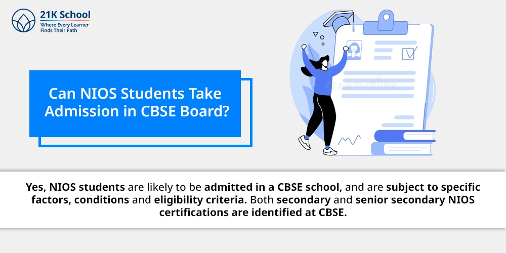 Can NIOS Students Take Admission in CBSE Board?