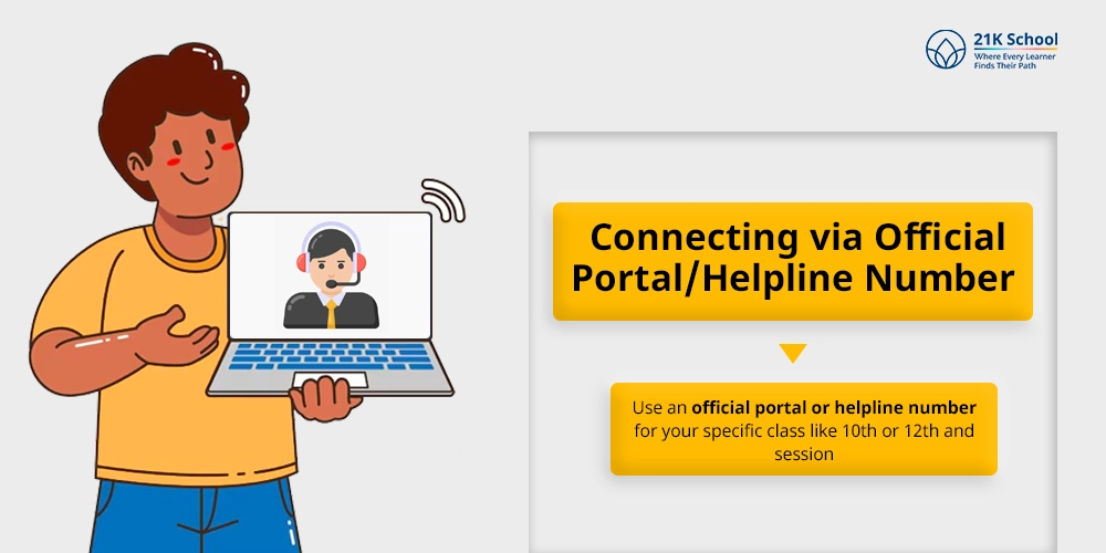  Connecting via Official Portal/Helpline Number