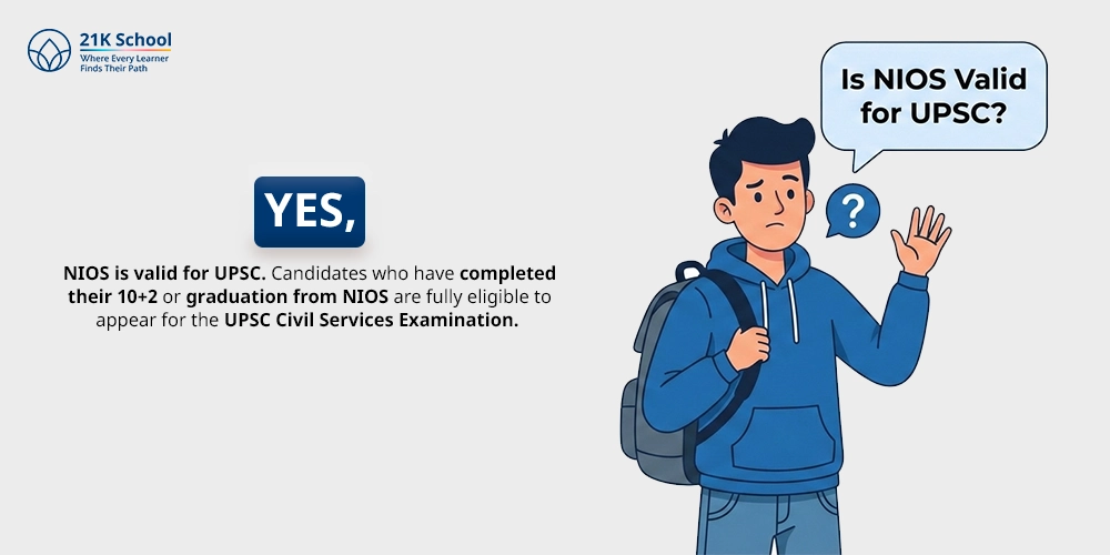 Is NIOS Valid for UPSC?