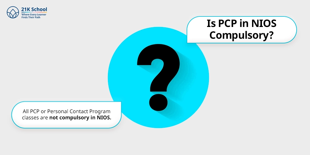 Is PCP in NIOS Compulsory?