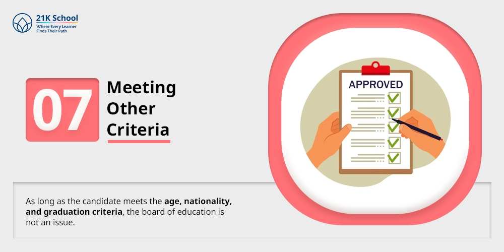 Meeting Other Criteria