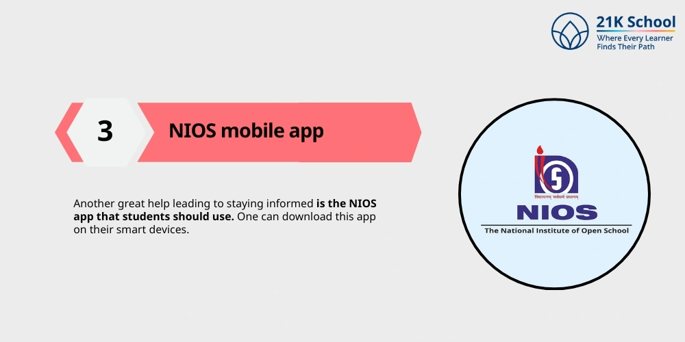 NIOS Mobile App: