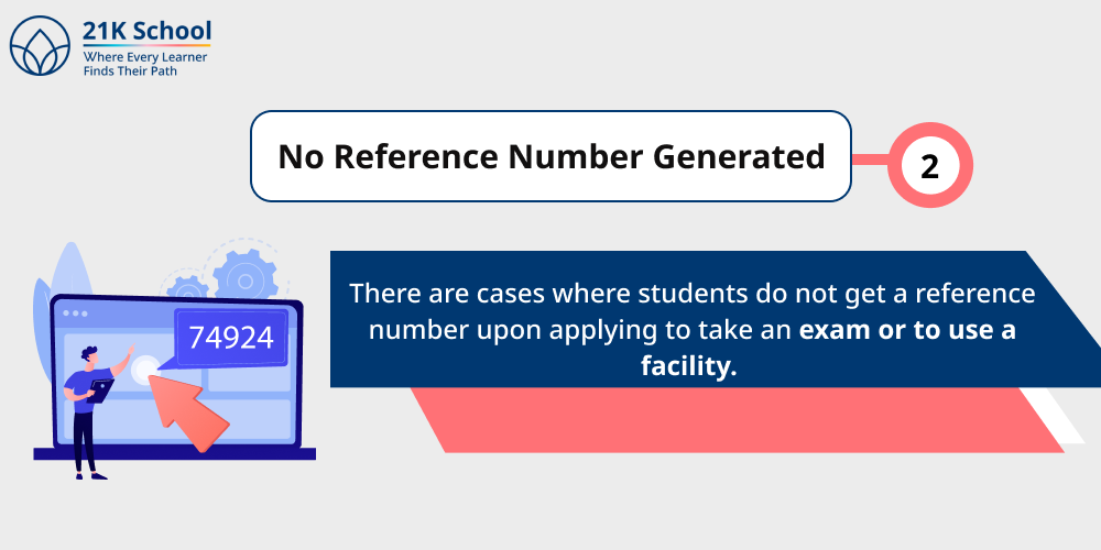 2. No Reference Number Generated