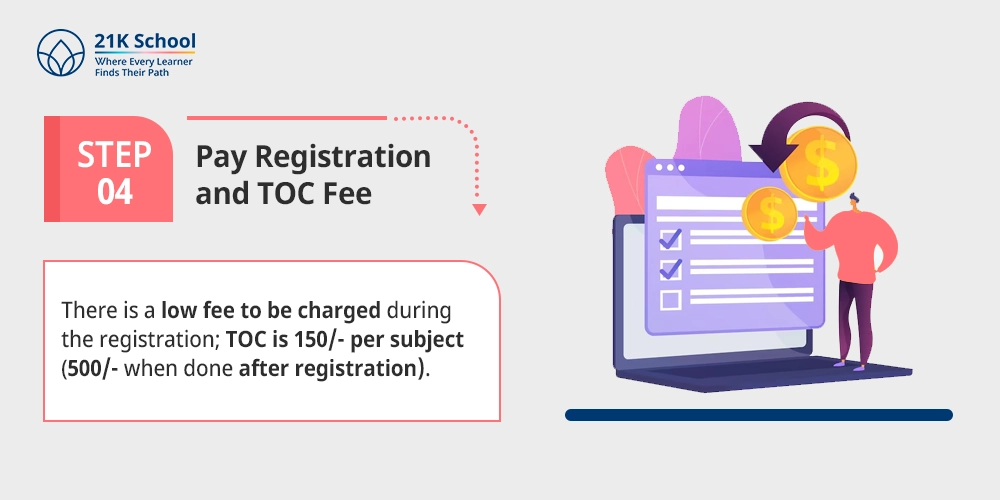 Pay Registration and TOC Fee