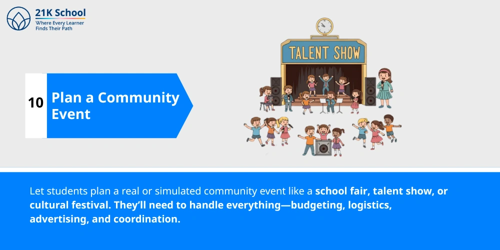 10. Plan a Community Event