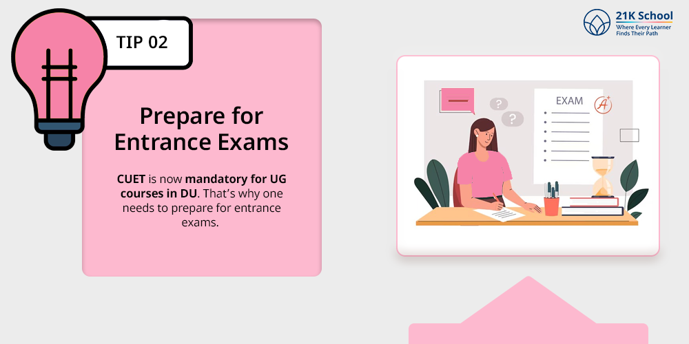 Prepare for Entrance Exams