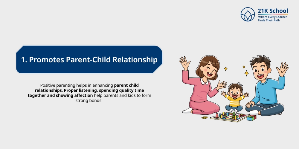 Promotes Parent-Child Relationship