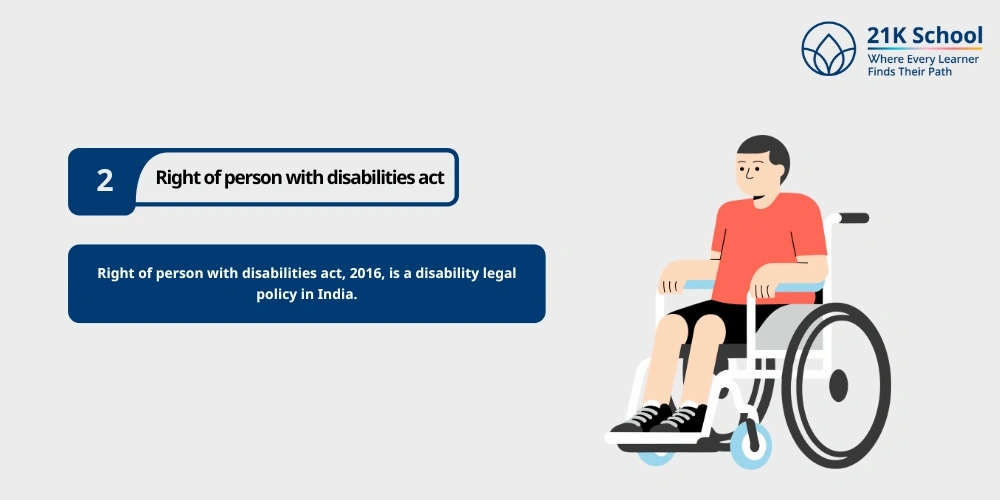 Right of person with disabilities act
