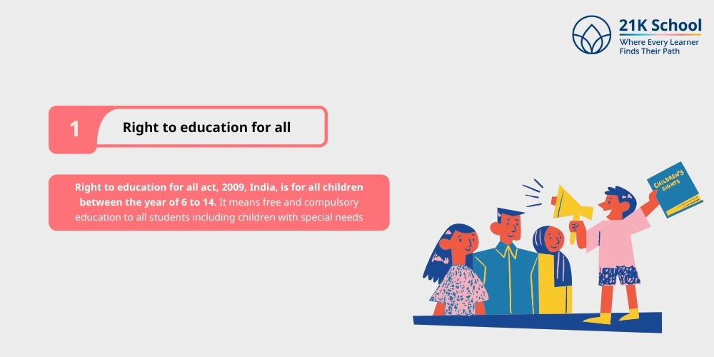 Right to education for all