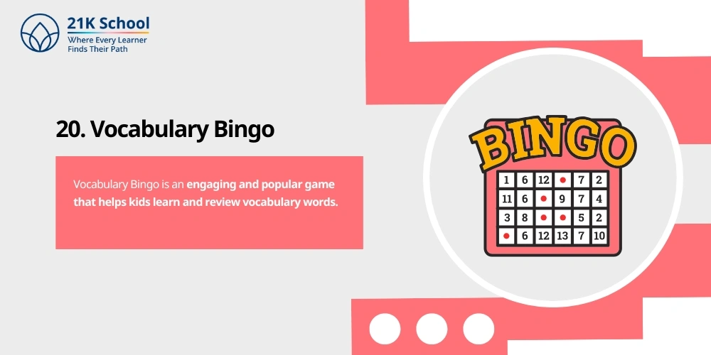 Vocabulary Bingo