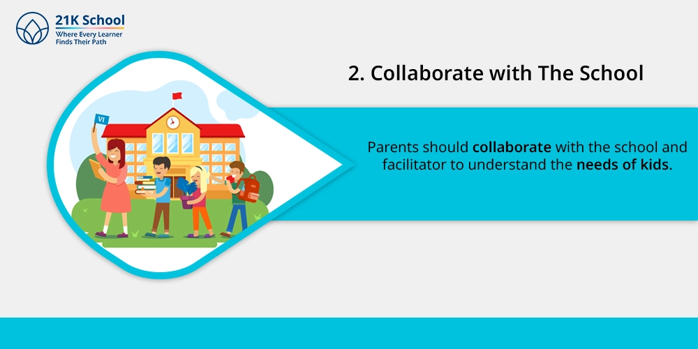 2. Collaborate with The School