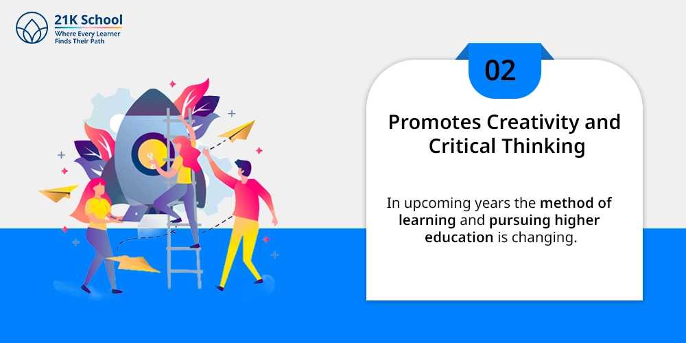 2. Promotes Creativity and Critical Thinking