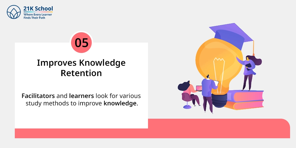 5. Improves Knowledge Retention