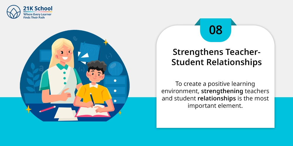 8. Strengthens Teacher-Student Relationships