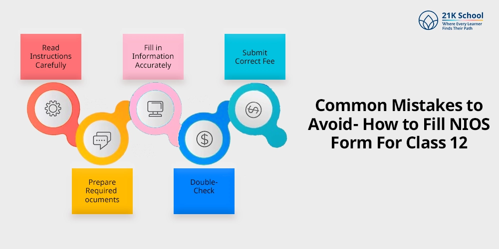 Common Mistakes to Avoid- How to Fill NIOS Form For Class 12