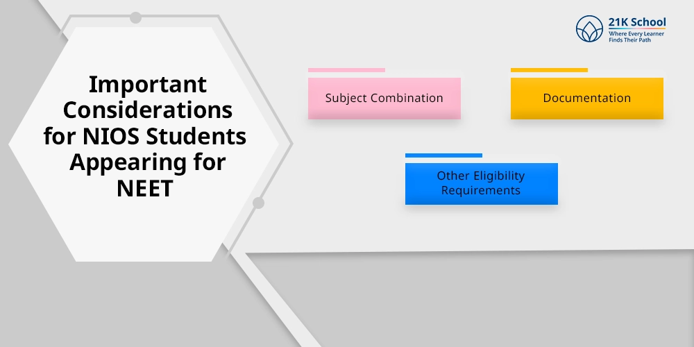 Important Considerations for NIOS Students Appearing for NEET