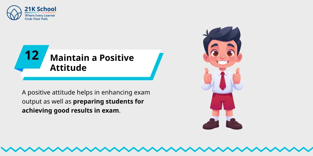 12. Maintain a Positive Attitude