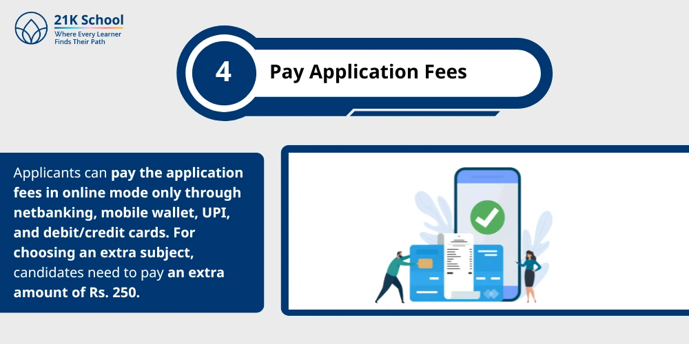 4. Pay Application Fees