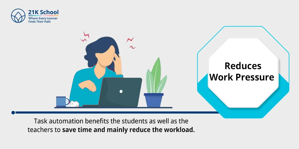 Reduces Work Pressure