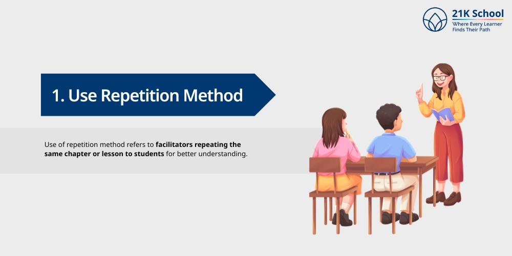 Use Repetition Method