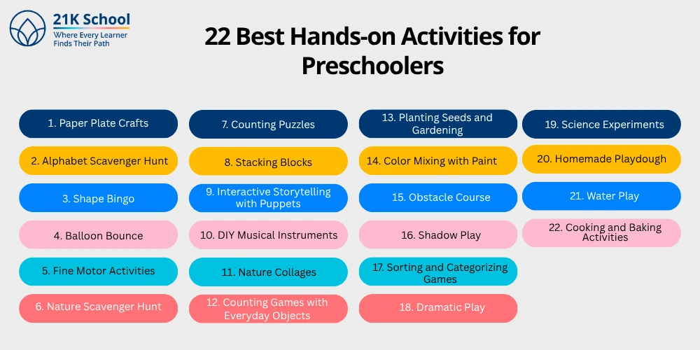 22 Best Hands-on Activities for Preschoolers