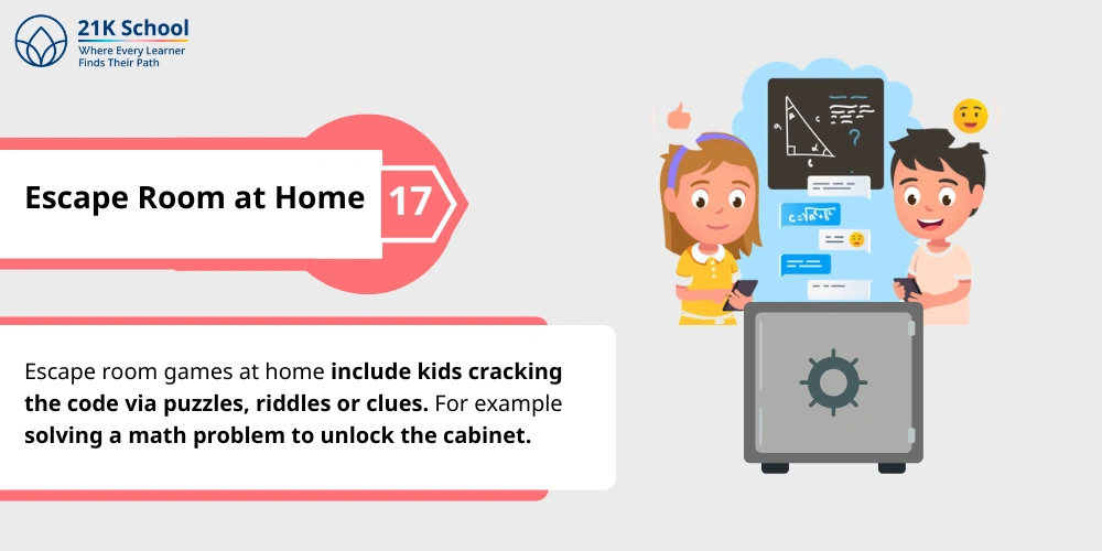 17. Escape Room at Home
