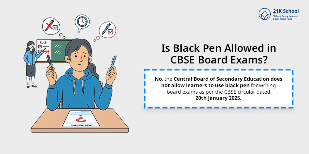 Is Black Pen Allowed in CBSE Board Exams?