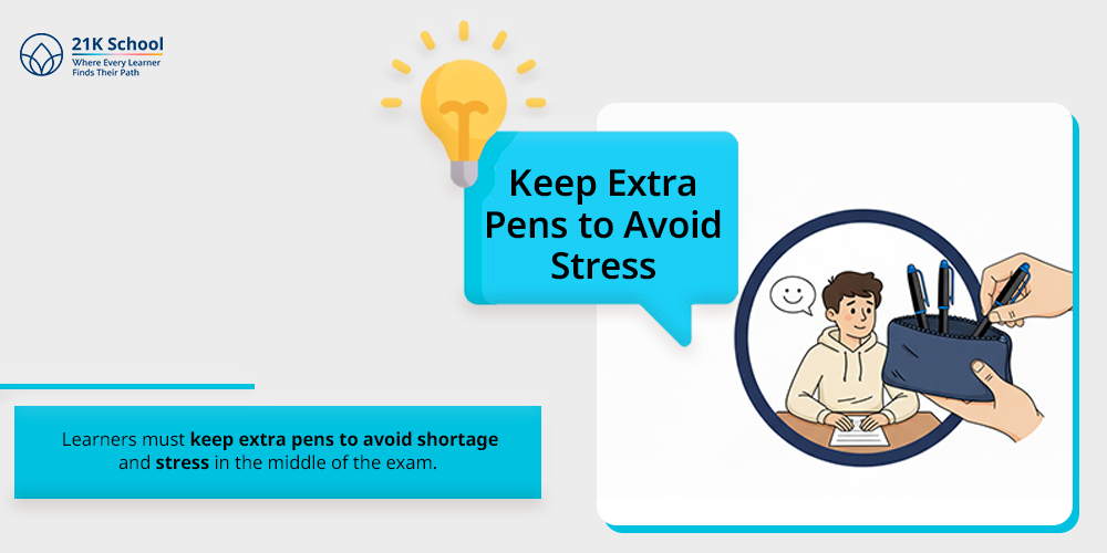 Keep Extra Pens to Avoid Stress