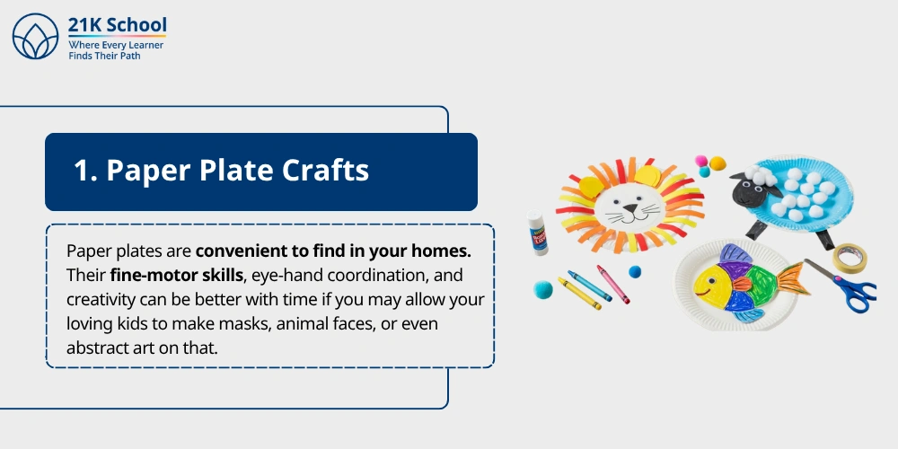 1. Paper Plate Crafts