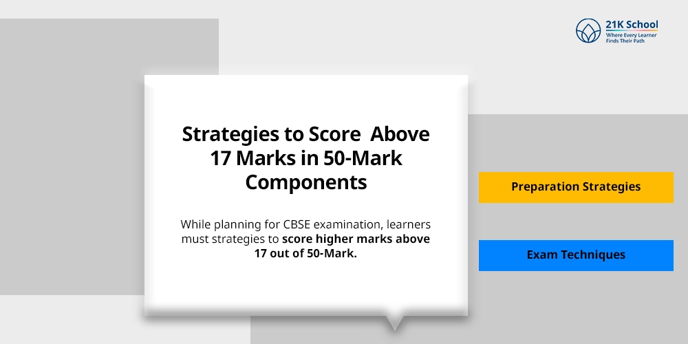 Strategies to Score Above 17 Marks in 50-Mark Components