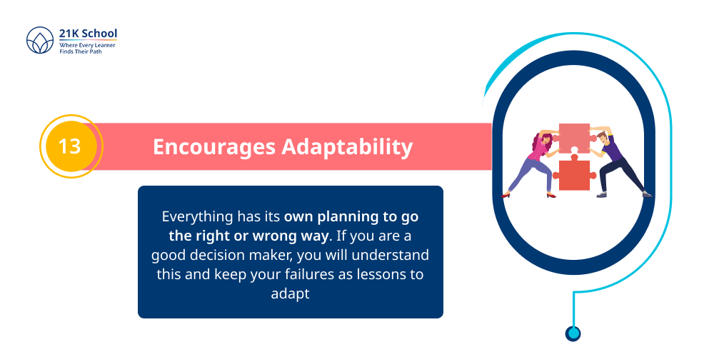 encourage adapibality