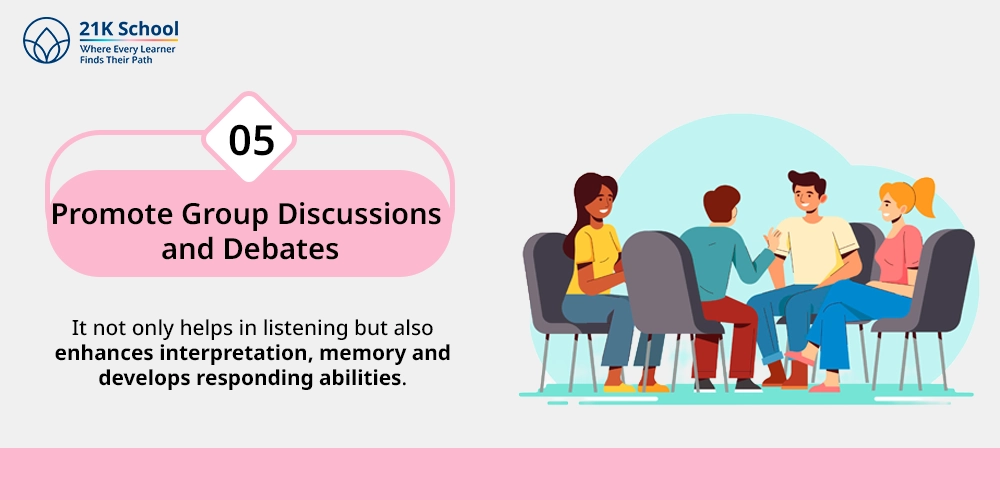 5. Promote Group Discussions and Debates