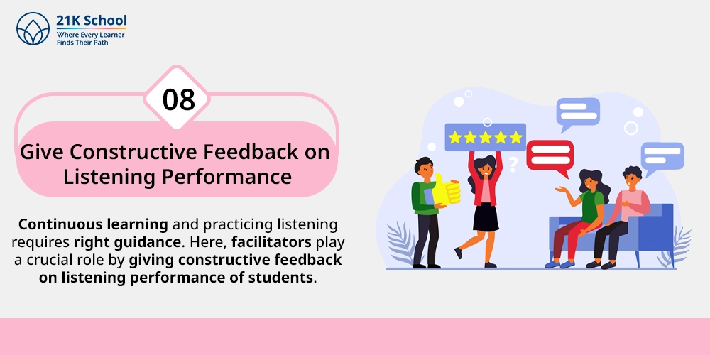 8. Give Constructive Feedback on Listening Performance