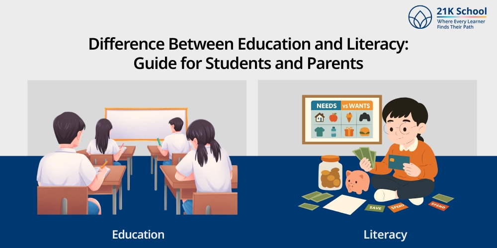 Difference Between Education and Literacy: Guide for Students and Parents