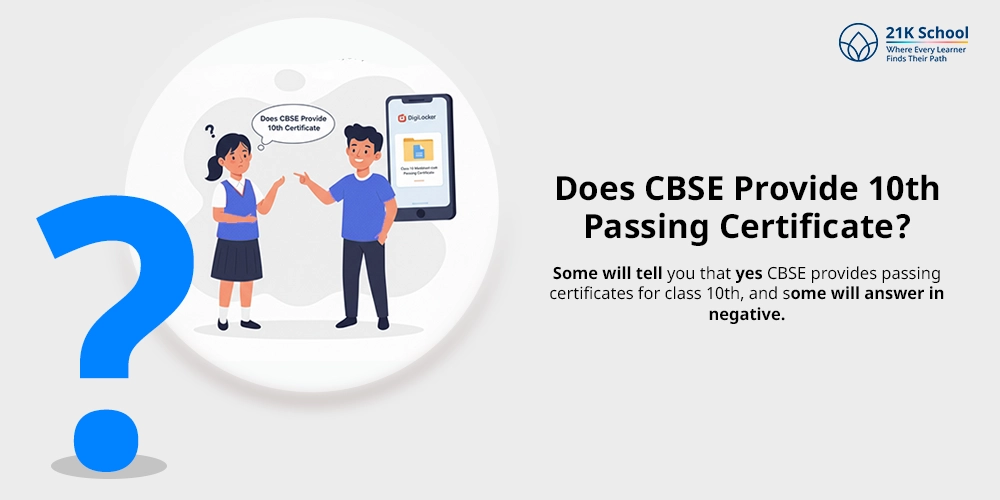 Does CBSE Provide 10th Passing Certificate