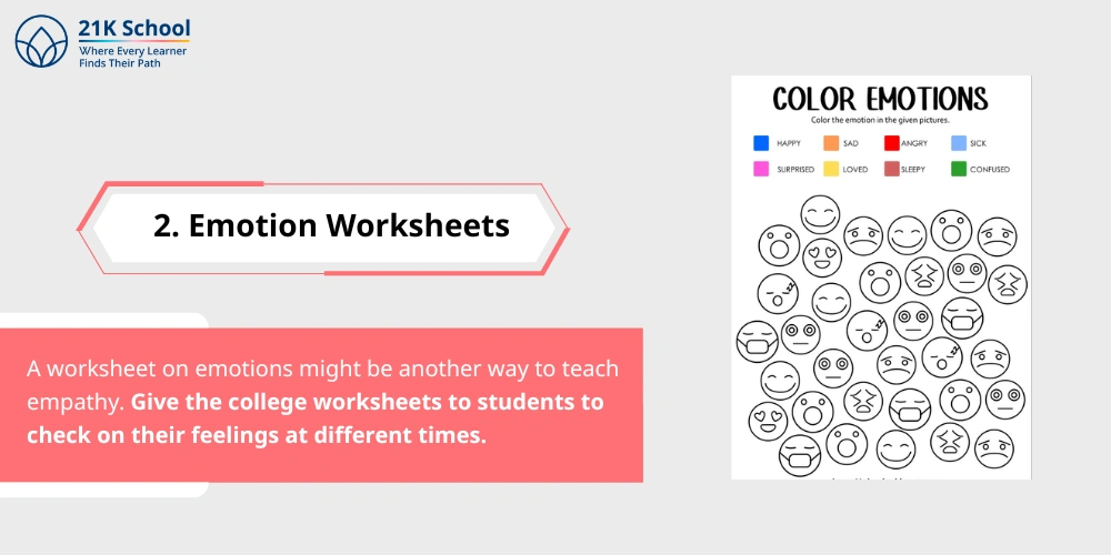 Emotion Worksheets