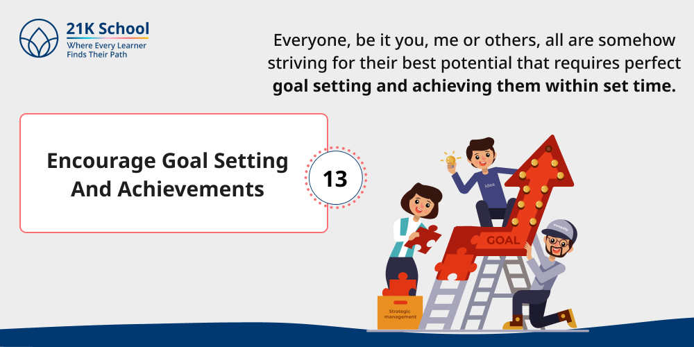Encourage Goal Setting and Achievements
