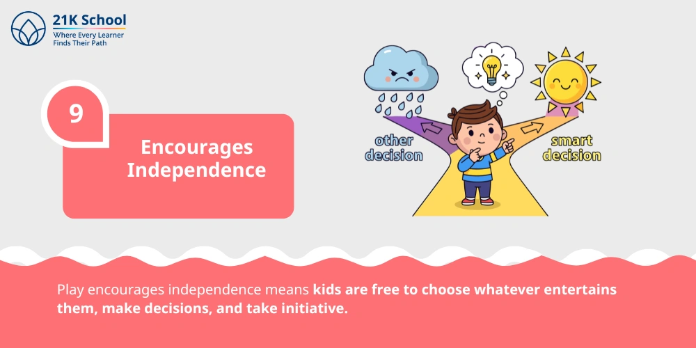 Encourages Independence