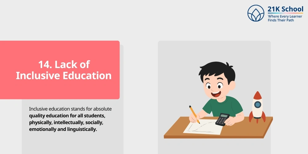 Lack of Inclusive Education