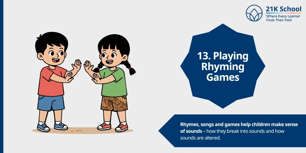 Playing Rhyming Games