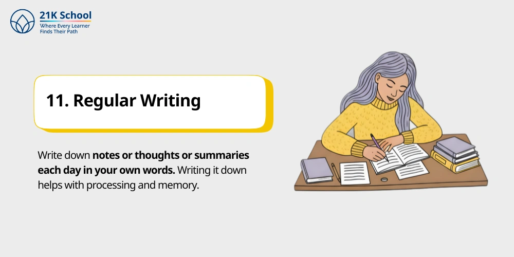 Regular Writing
