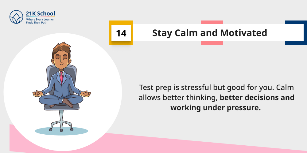 Stay Calm and Motivated