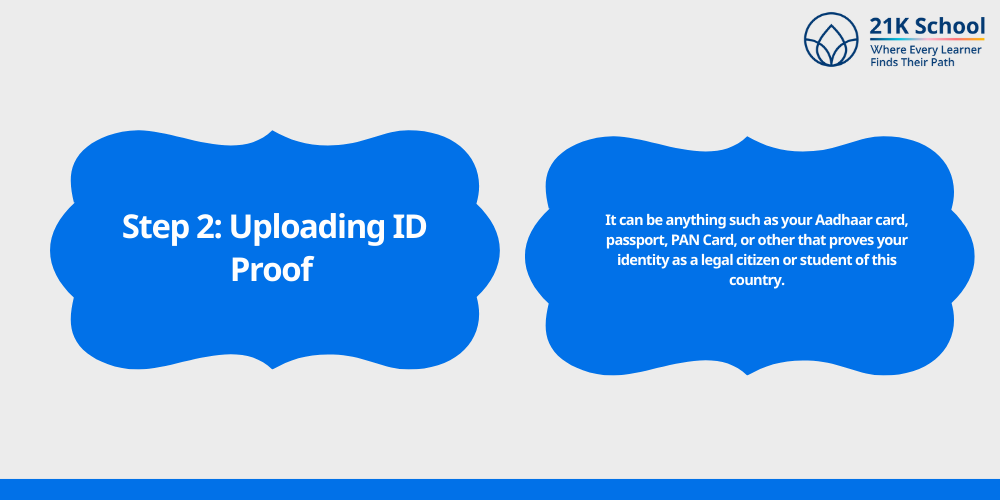 Step 2: Uploading ID Proof