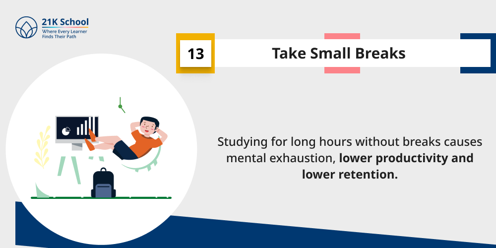 Take Small Breaks