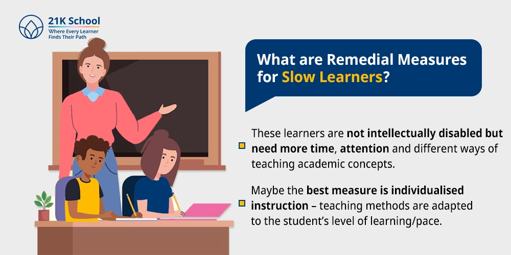 What are Remedial Measures for Slow Learners?