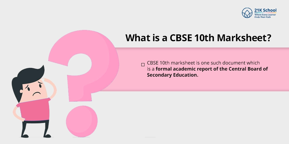 What is a CBSE 10th Marksheet?