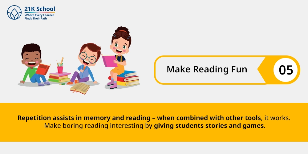 5. Make Reading Fun
