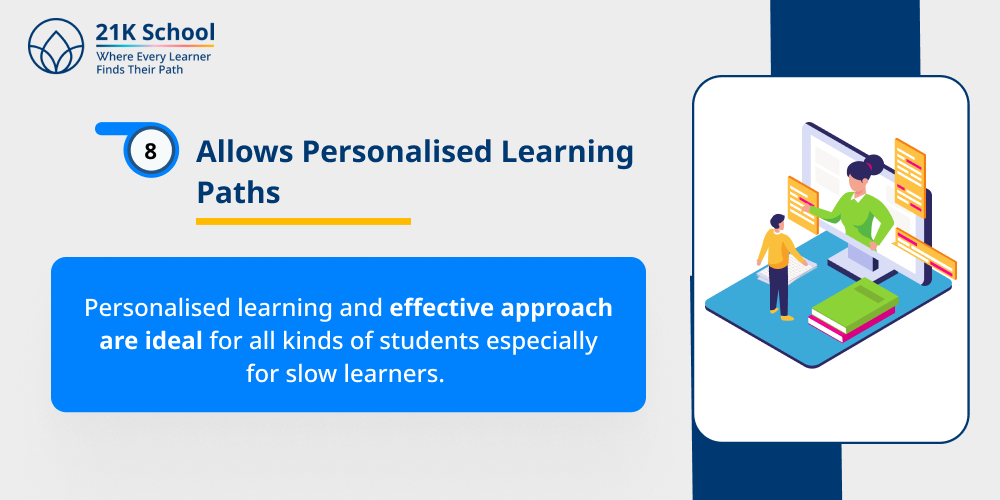 8. Allows Personalised Learning Paths